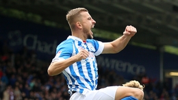Michal Helik netted Huddersfield’s second goal (Nigel French/PA)