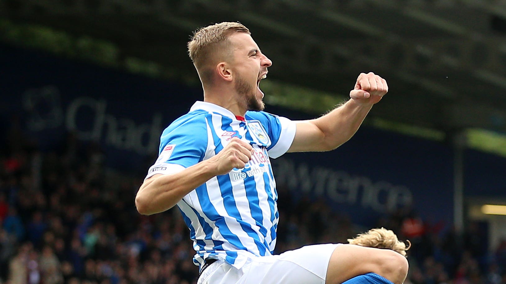 Michal Helik netted Huddersfield’s second goal (Nigel French/PA)