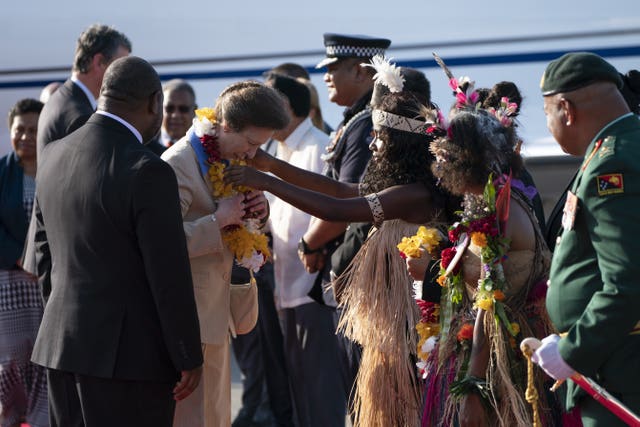 Princess Royal visit to Papua New Guinea