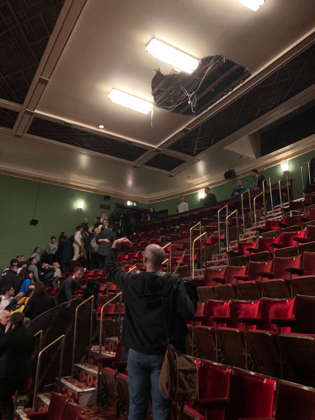 Piccadilly Theatre ceiling collapse