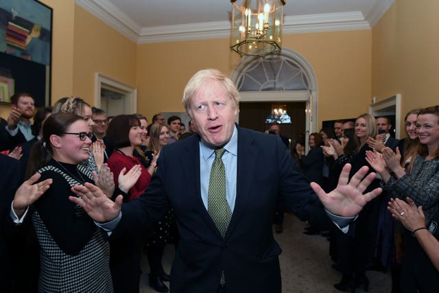 Boris Johnson in Downing Street