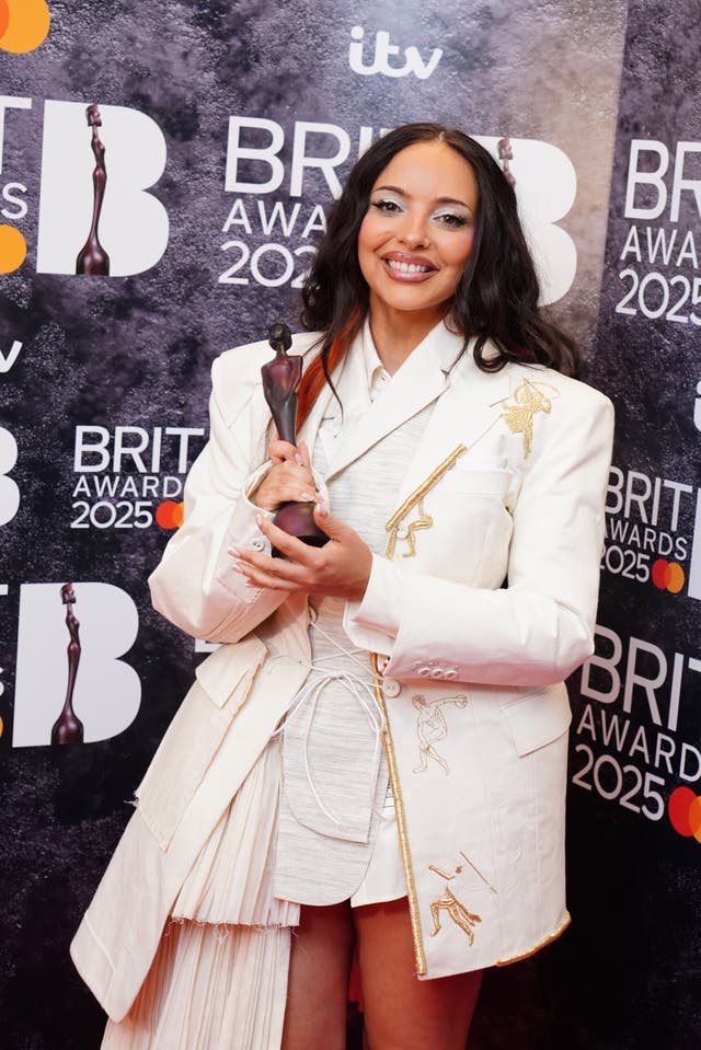 Jade Thirlwall at the Brit Awards 2025