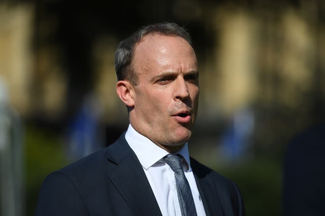 Foreign Secretary Dominic Raab 