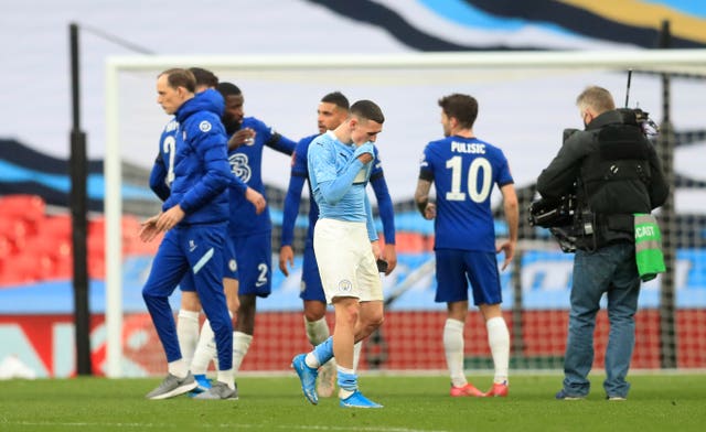 City's defeat marked the end of their hopes of winning an unprecedented quadruple this season