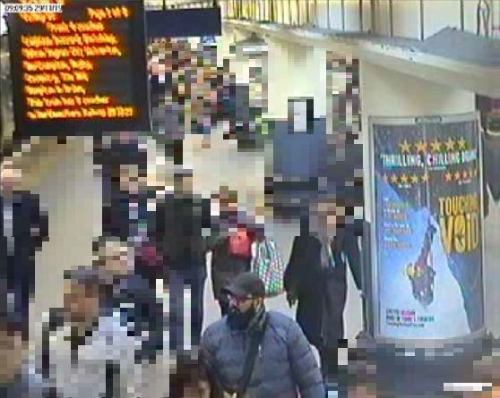 Usman Khan at Euston Station in London