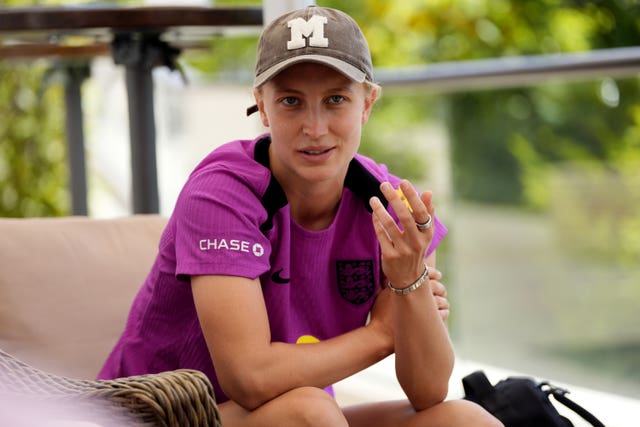 England’s Aggie Beever-Jones during a media session at The Dolder Grand, Kurhausstrasse, Zurich.