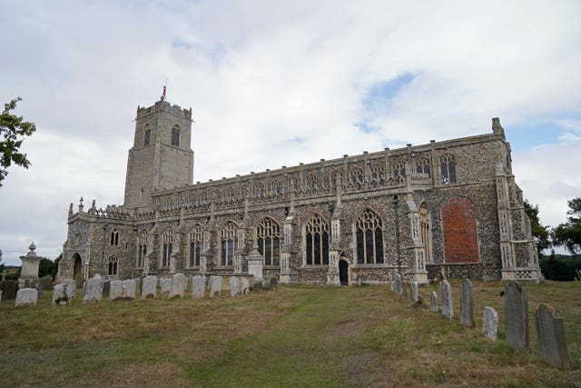 Holy Trinity Church in Blythburgh, Suffolk, where faith leaders face an 