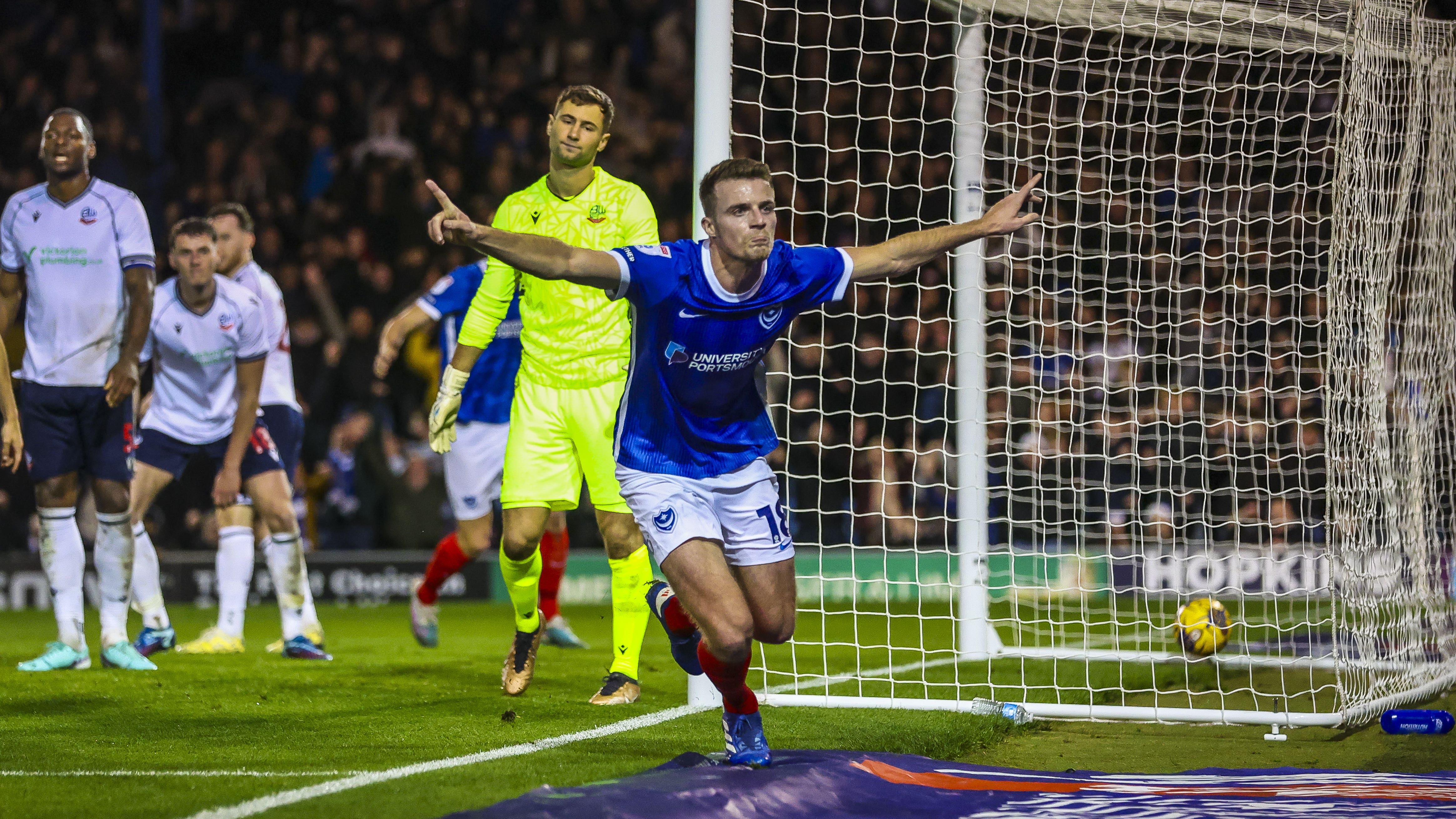 Conor Shaughnessy scored for Portsmouth (Steven Paston/PA)