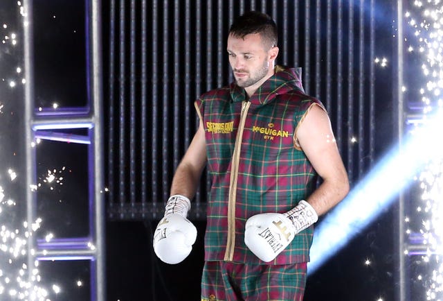 Josh Taylor secured victory after two minutes and 41 seconds
