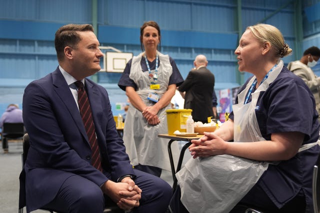 Health Secretary Wes Streeting during a visit to the University of Kent campus in Canterbury 