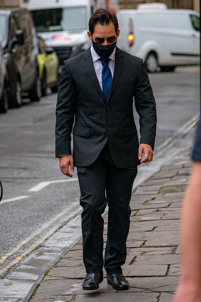 Police Sergeant David Stansbury outside Bristol Crown Court (Ben Birchall/PA)