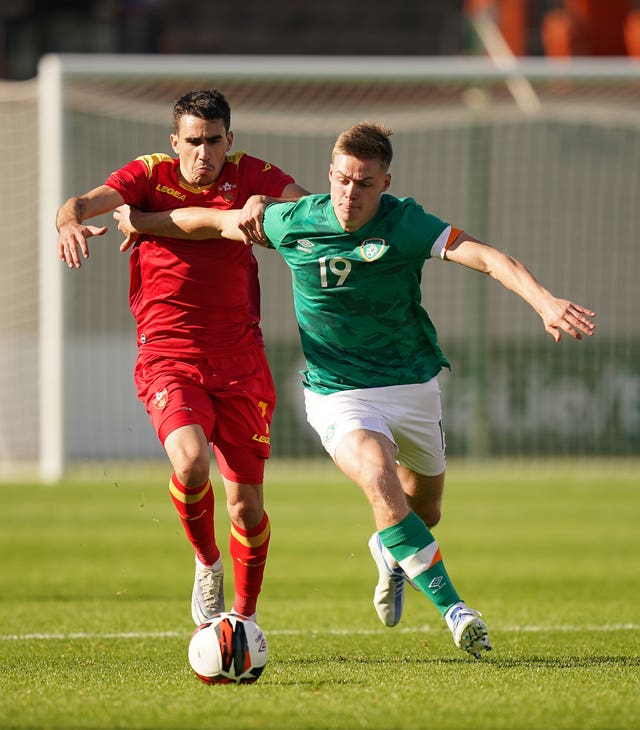 Teenage striker Evan Ferguson (right) has been promoted to the senior squad