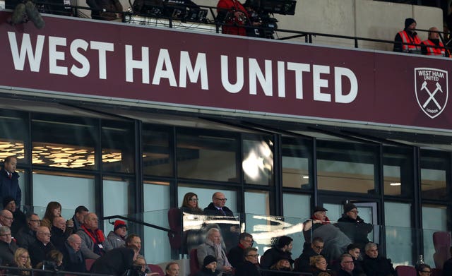 Karren Brady at West Ham United v Arsenal – Premier League – London Stadium