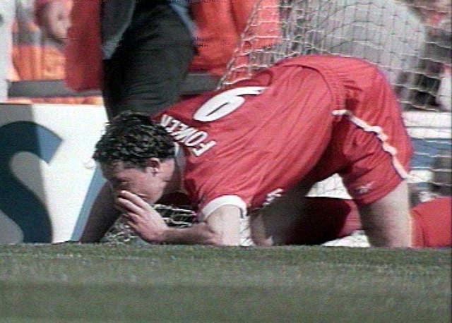 Robbie Fowler's celebration caused controversy