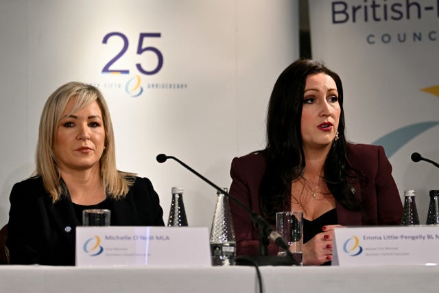 Michelle O'Neill and Emma Little-Pengelly