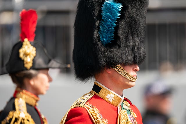 The Duke of Cambridge takes part in the Royal Procession