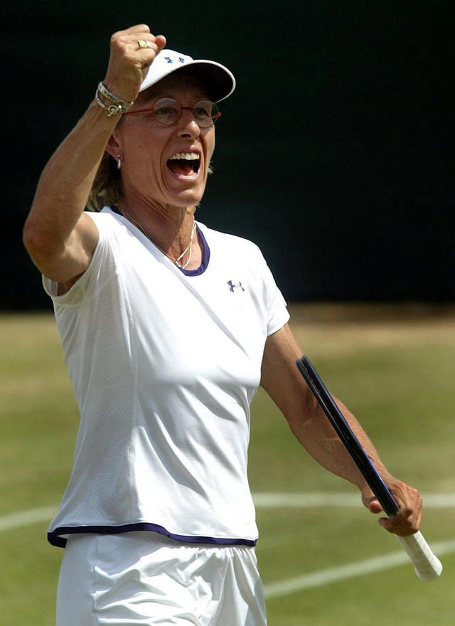 Martina Navratilova had incredible longevity