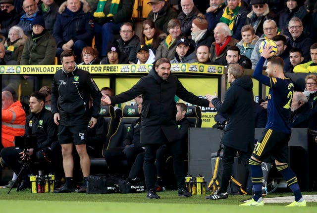 Daniel Farke was not sure about the decision to retake a penalty
