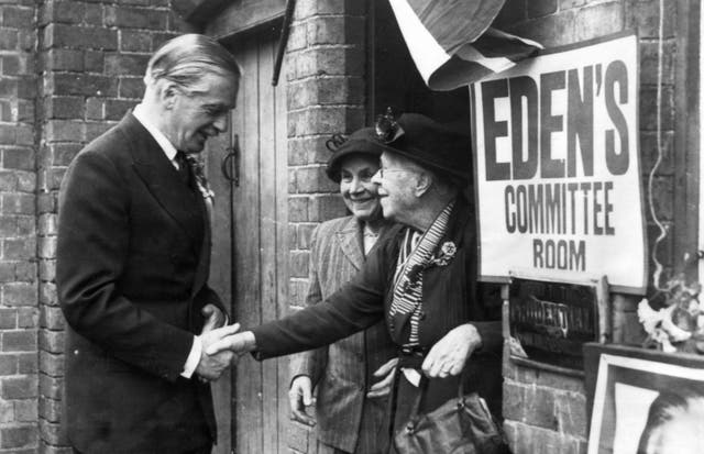 Politics – 1955 General Election – Sir Anthony Eden – Barford