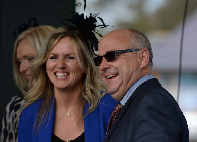 Richard Fahey (right) saddles Bombay Bazaar at Beverley 