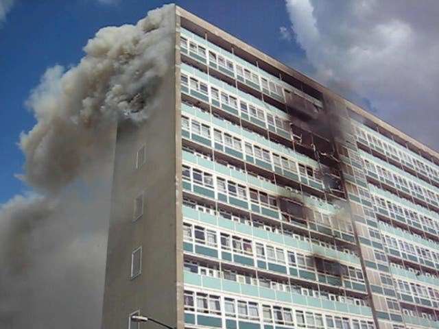 Tower block fire