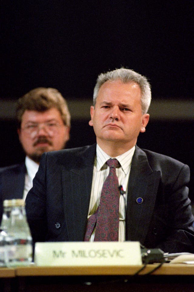 Slobodan Milosevic (James/PA)