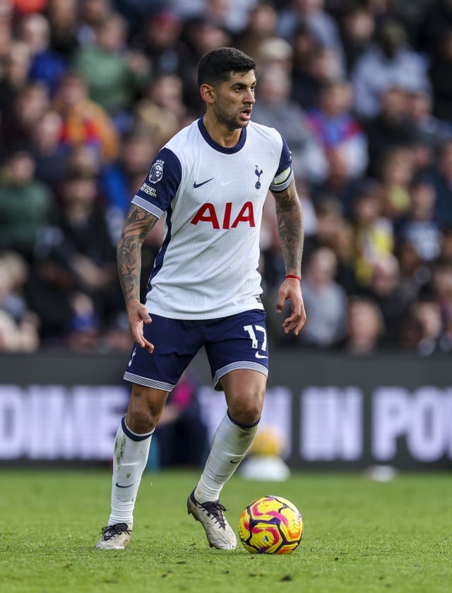 Cristian Romero could return for Tottenham against Ipswich