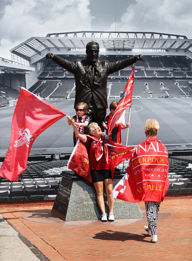 Klopp insists he is not worthy of a statue to sit alongside the greats of Bill Shankly (pictured) and Bob Paisley at Anfield