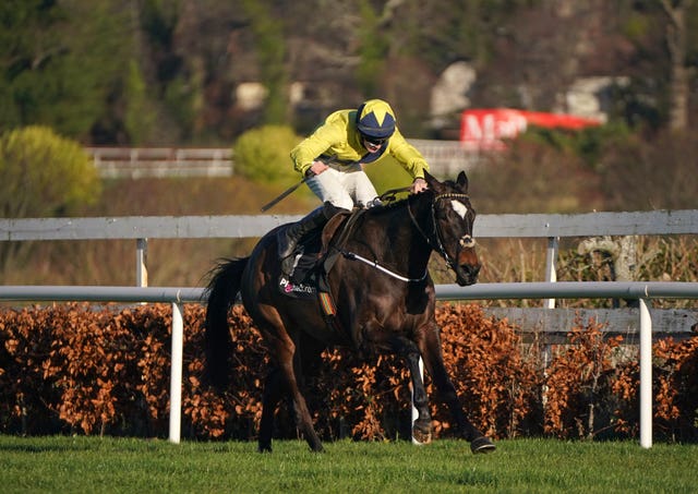 Good Land in action at Leopardstown