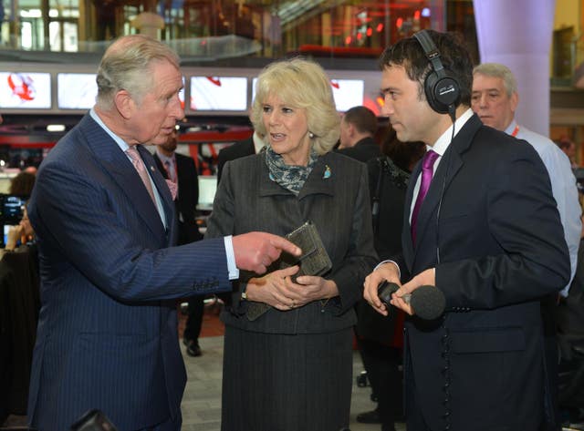 Royal visit to broadcasters