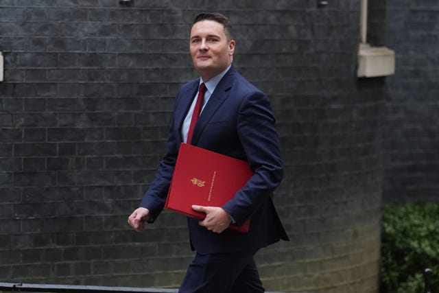 Health Secretary Wes Streeting