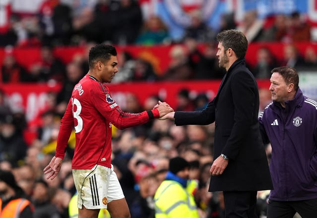 Casemiro helped United win the derby last weekend