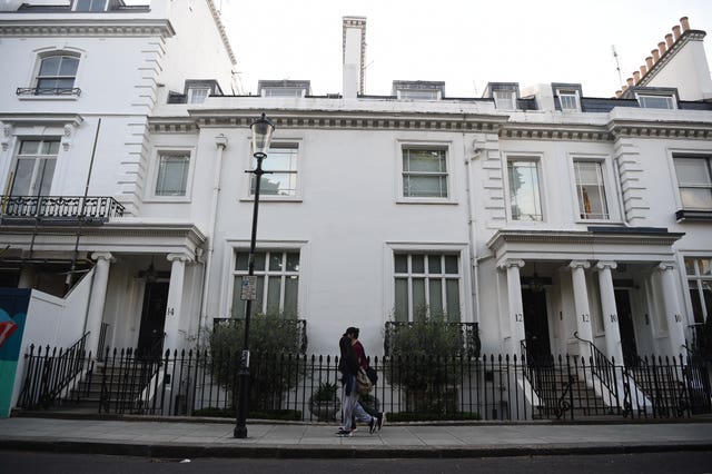 The home of Jahangir and Zamira Hajiyeva in Walton Street, Knightsbridge