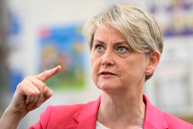 Home Secretary Yvette Cooper