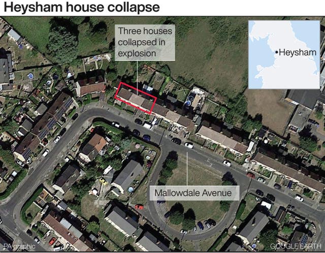 Graphic locates Mallowdale Avenue in Heysham