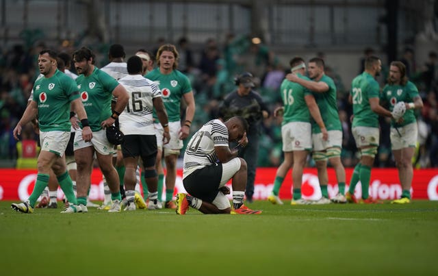 Ireland overcame a sloppy start to beat Fiji