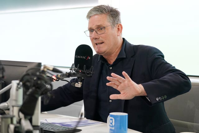 Keir Starmer on Classic FM