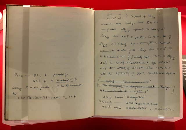 Alan Turing notebook