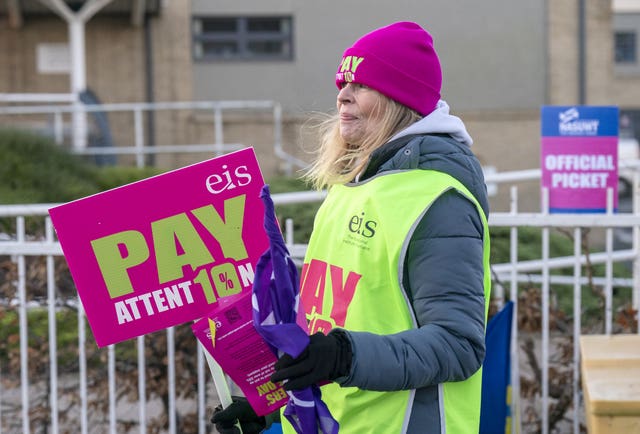 Teachers on strike