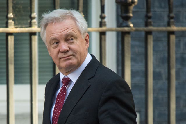 David Davis (Dominic Lipinski/PA)