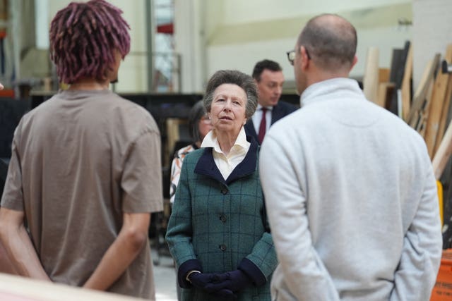 The Princess Royal visits the National Theatre