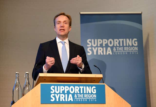 Borge Brende speaking at a conference
