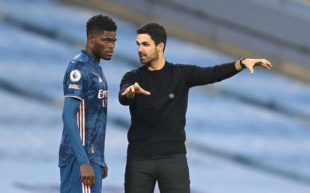 Arteta could be without Thomas Partey at the weekend.