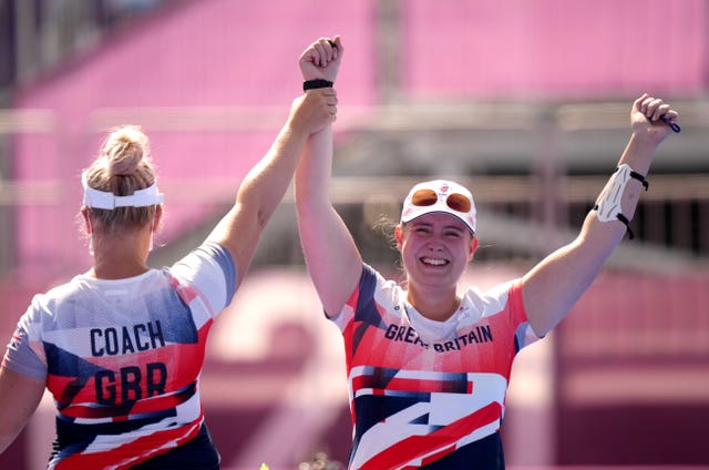 Phoebe Paterson Pine celebrates