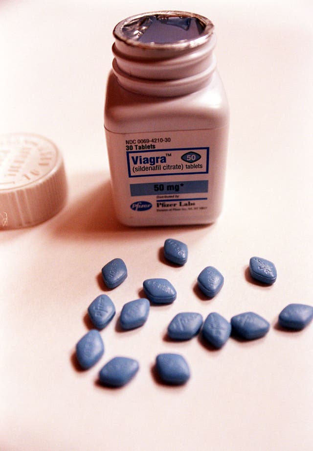 Viagra pills and bottle