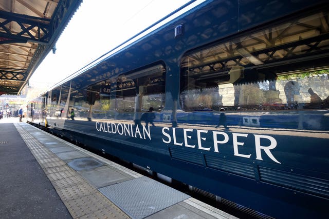 A Caledonian Sleeper train