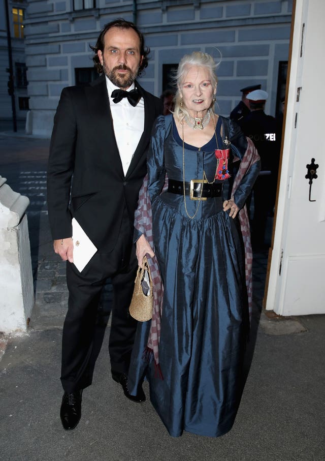 Westwood declares husband 'world's greatest fashion designer