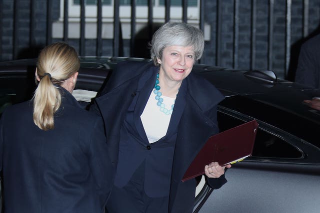 Theresa May is facing repeated calls from leading Tory Brexiteers to be replaced as PM (Yui Mok/PA)