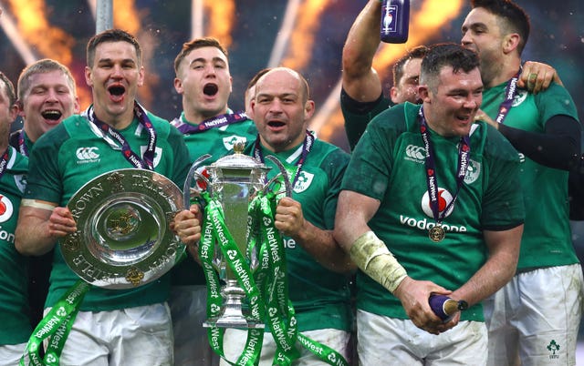Ireland clinched a Six Nations Grand Slam at Twickenham in 2018
