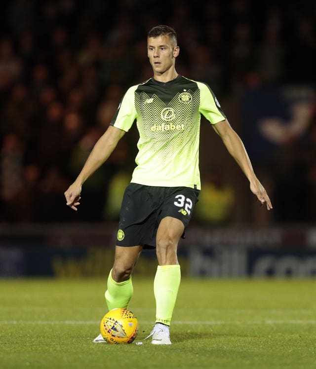 Filip Benkovic was unable to feature for Celtic